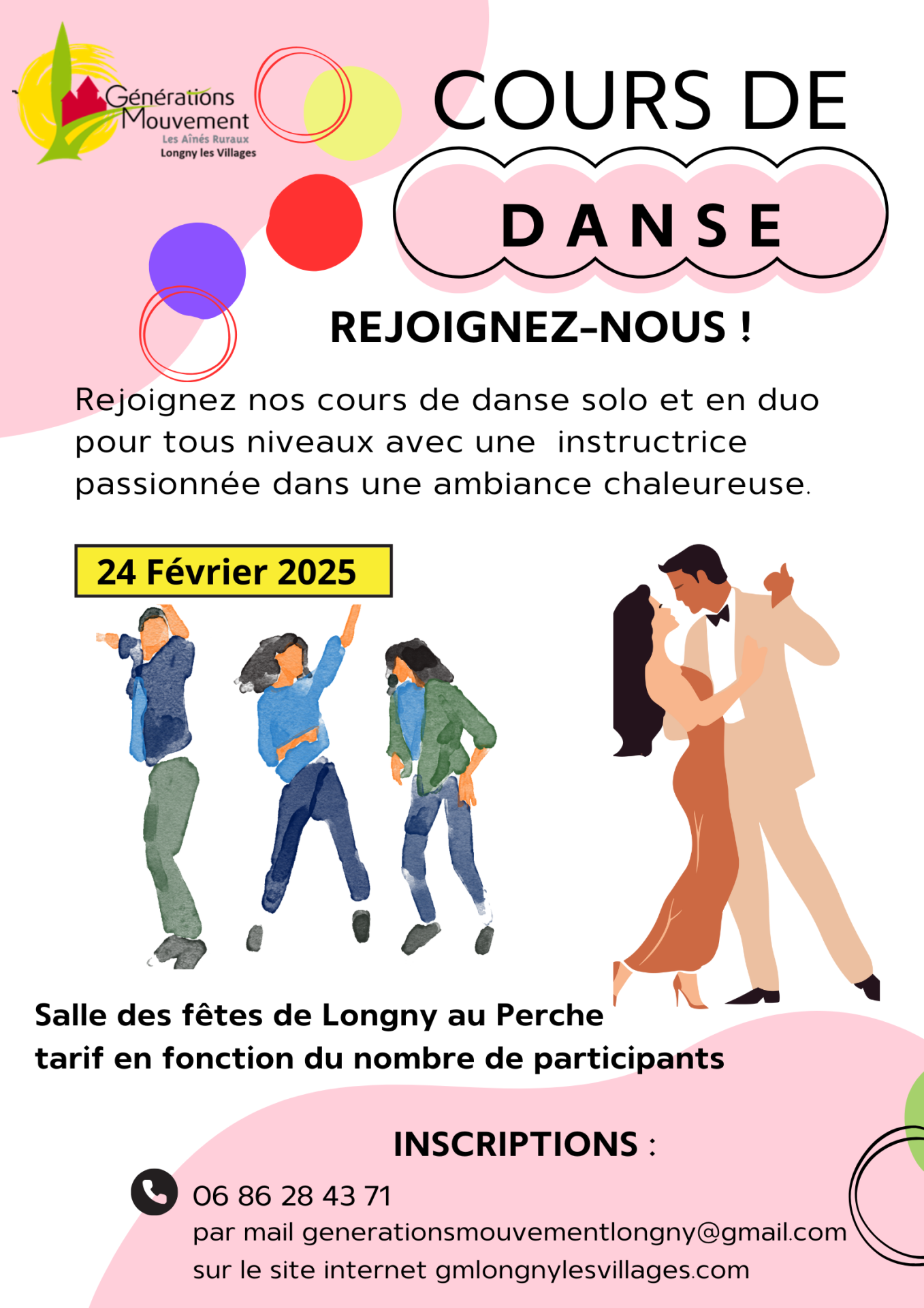 Affiche de danse